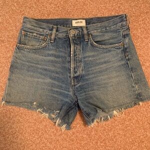Agolde Parker Long Jean Shorts